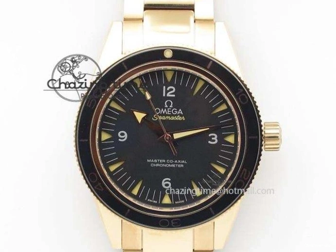 0327 TimelessDesign Speedmaster Moonwatch in Moonshine Gold YG RMF Best Edition YG Dial on Black Rubber Strap Manual Chrono 7834